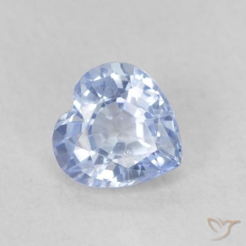 9,17 ctw natürlicher Pastellblau Saphir, Herz, VS