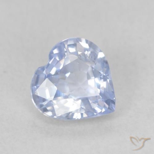 9,17 ctw natürlicher Pastellblau Saphir, Herz, VS