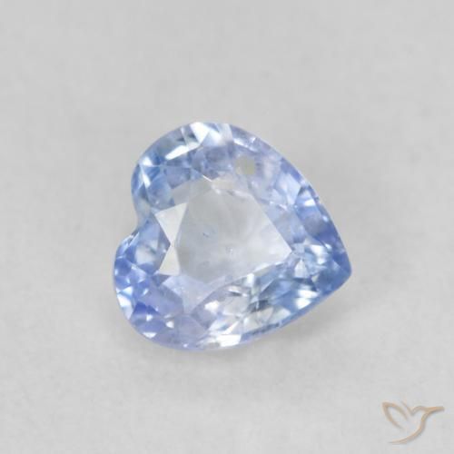 9,17 ctw natürlicher Pastellblau Saphir, Herz, VS