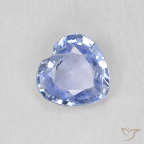 9,17 ctw natürlicher Pastellblau Saphir, Herz, VS