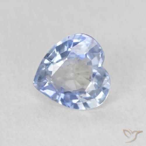 9,17 ctw natürlicher Pastellblau Saphir, Herz, VS-SI