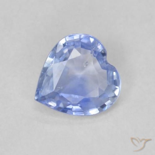 9,17 ctw natürlicher Pastellblau Saphir, Herz, VS