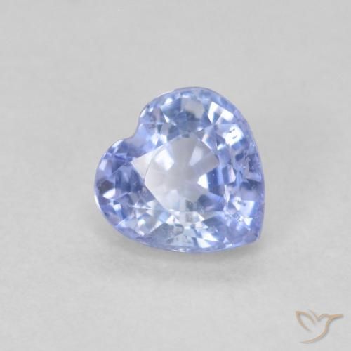 9,17 ctw natürlicher Pastellblau Saphir, Herz, VS