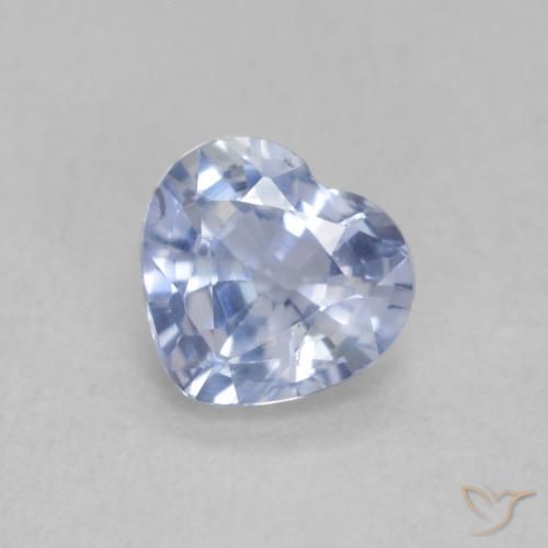 9,17 ctw natürlicher Pastellblau Saphir, Herz, VS
