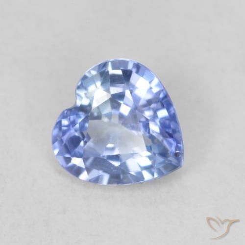 9,17 ctw natürlicher Pastellblau Saphir, Herz, VVS-VS