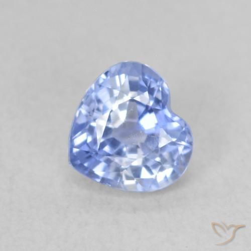 9,17 ctw natürlicher Pastellblau Saphir, Herz, VVS-VS