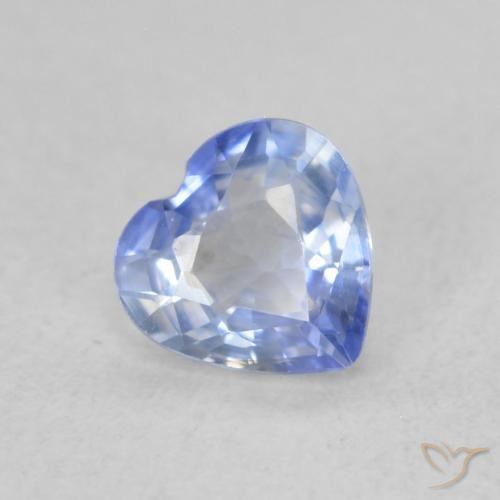 9,17 ctw natürlicher Pastellblau Saphir, Herz, VVS-VS