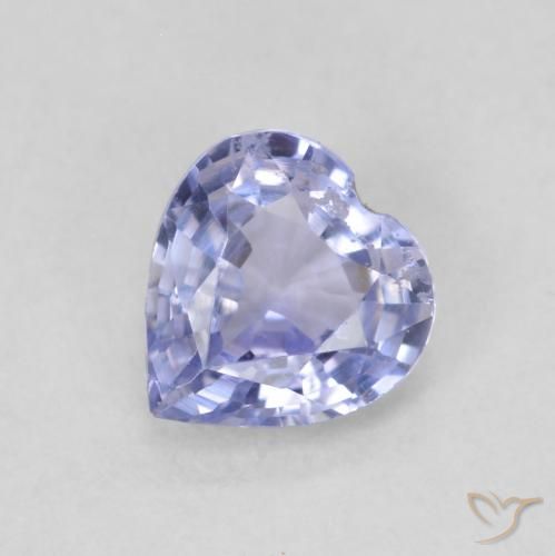 9,17 ctw natürlicher Baby blau Saphir, Herz, VS