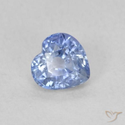 9,17 ctw natürlicher Pastellblau Saphir, Herz, VS