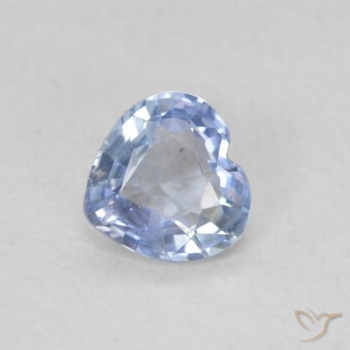 9,17 ctw natürlicher Pastellblau Saphir, Herz, VS