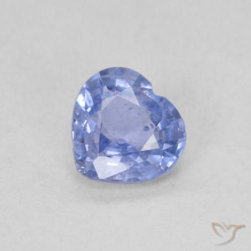 9,17 ctw natürlicher Pastellblau Saphir, Herz, VS