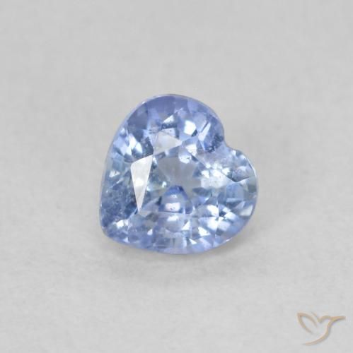 9,17 ctw natürlicher Pastellblau Saphir, Herz, VS