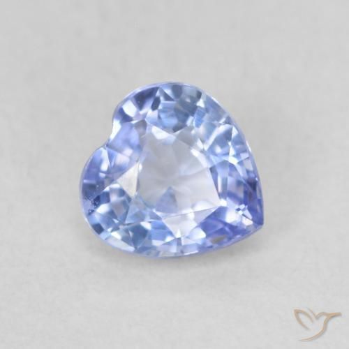 9,17 ctw natürlicher Pastellblau Saphir, Herz, VVS-VS