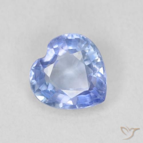 9,17 ctw natürlicher Pastellblau Saphir, Herz, VVS-VS