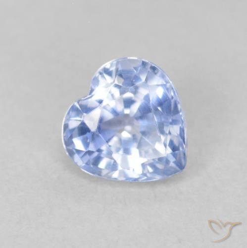 9,17 ctw natürlicher Pastellblau Saphir, Herz, VVS-VS