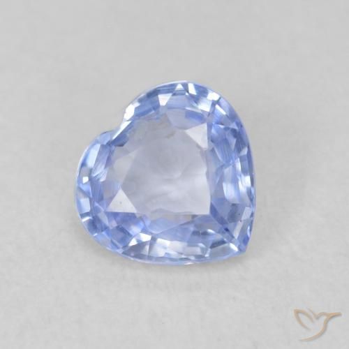 9,17 ctw natürlicher Pastellblau Saphir, Herz, VVS-VS