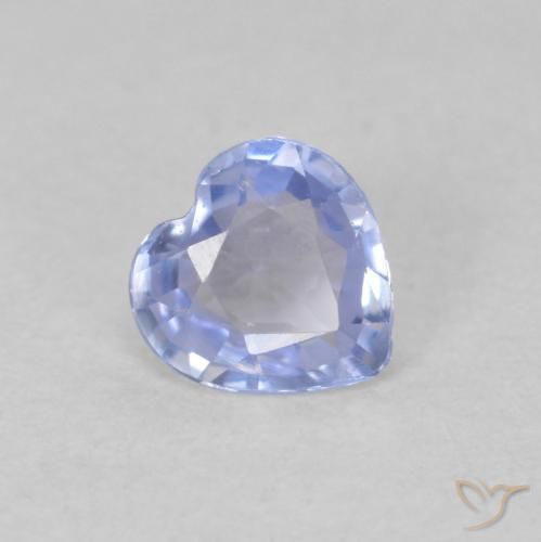 9,17 ctw natürlicher Pastellblau Saphir, Herz, VVS-VS