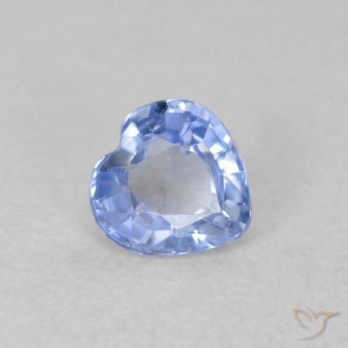 9,17 ctw natürlicher Pastellblau Saphir, Herz, VVS-VS