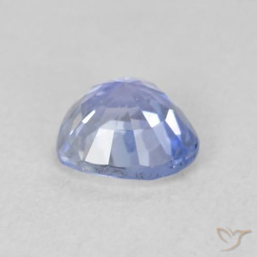 9,17 ctw natürlicher Hellviolettes Blau Saphir, Herz, VVS-VS