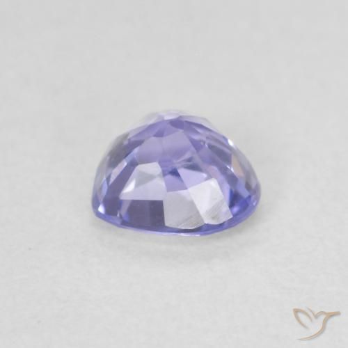 9,17 ctw natürlicher Hellviolettes Blau Saphir, Herz, VVS-VS