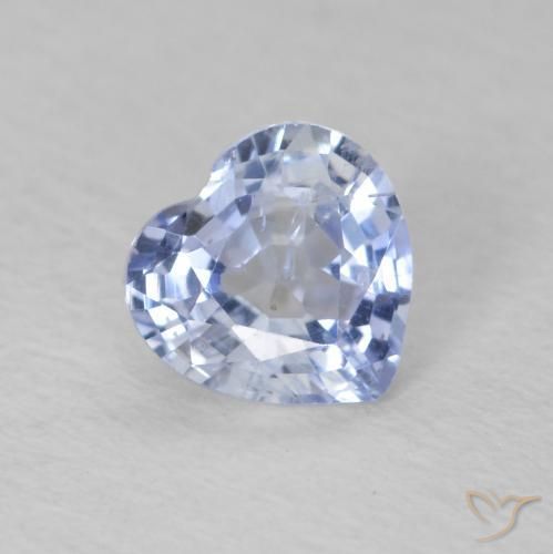 9,17 ctw natürlicher Pastellblau Saphir, Herz, VS