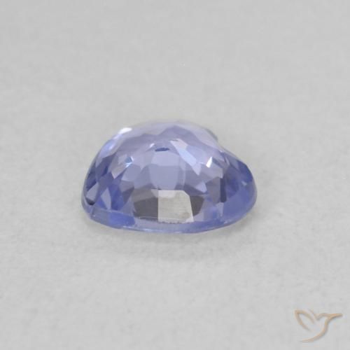 9,17 ctw natürlicher Hellviolettes Blau Saphir, Herz, VS