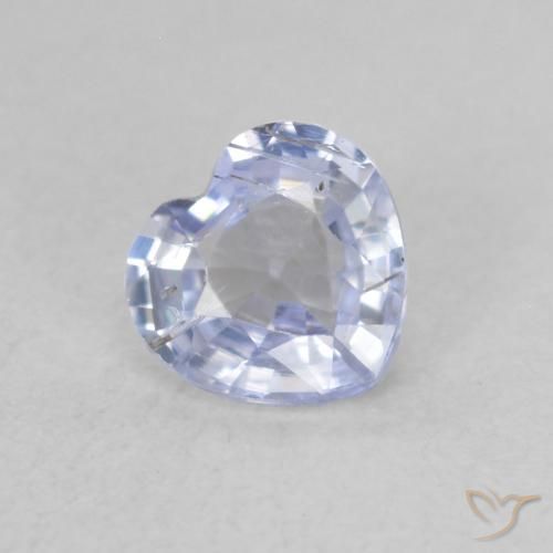 9,17 ctw natürlicher Hellviolettes Blau Saphir, Herz, VS