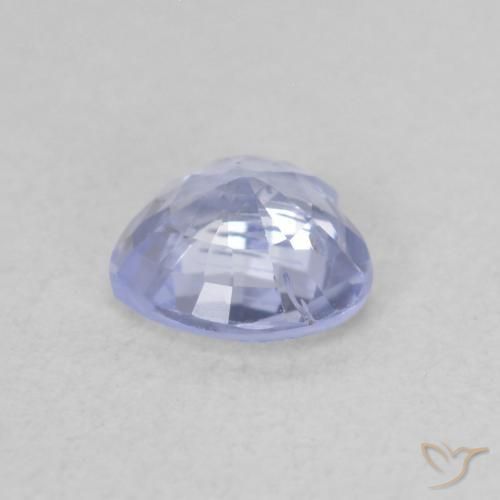 9,17 ctw natürlicher Hellviolettes Blau Saphir, Herz, VS