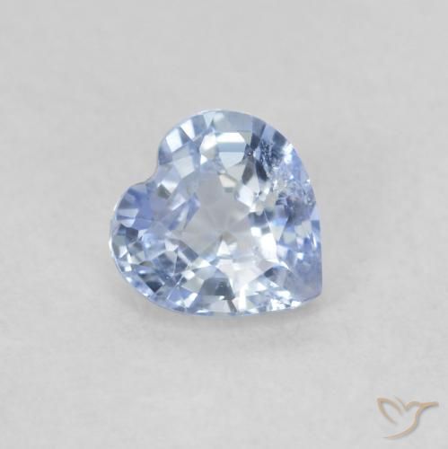 9,17 ctw natürlicher Pastellblau Saphir, Herz, VS
