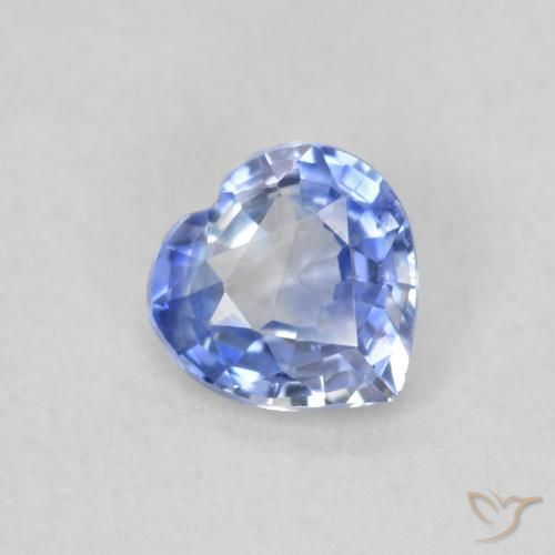 9,17 ctw natürlicher Pastellblau Saphir, Herz, VS