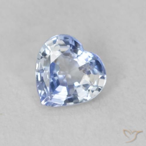 9,17 ctw natürlicher Pastellblau Saphir, Herz, VS