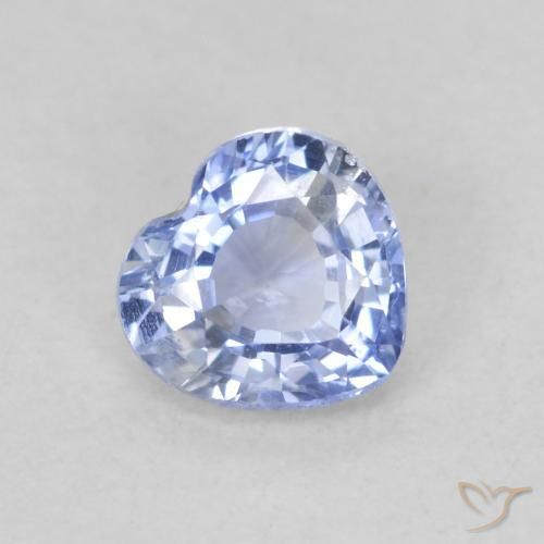 9,17 ctw natürlicher Pastellblau Saphir, Herz, VS