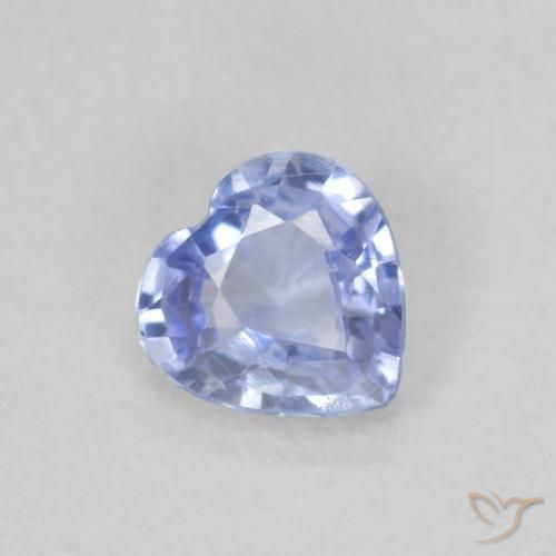 9,17 ctw natürlicher Pastellblau Saphir, Herz, VS