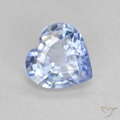 9,17 ctw natürlicher Pastellblau Saphir, Herz, VS