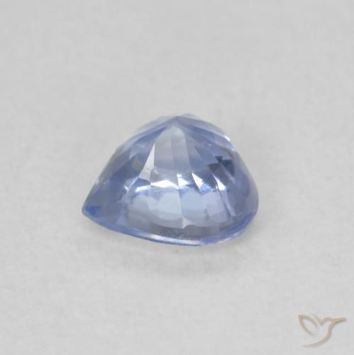 9,17 ctw natürlicher Hellviolettes Blau Saphir, Herz, VS