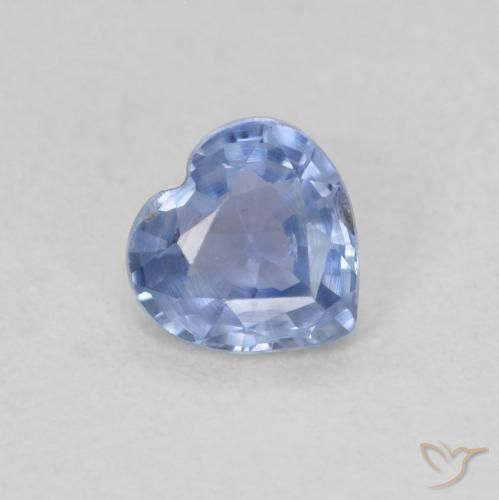 9,17 ctw natürlicher Pastellblau Saphir, Herz, VS