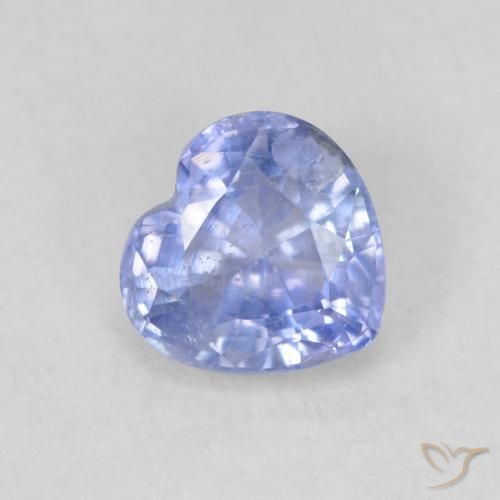 9,17 ctw natürlicher Hellviolettes Blau Saphir, Herz, VS