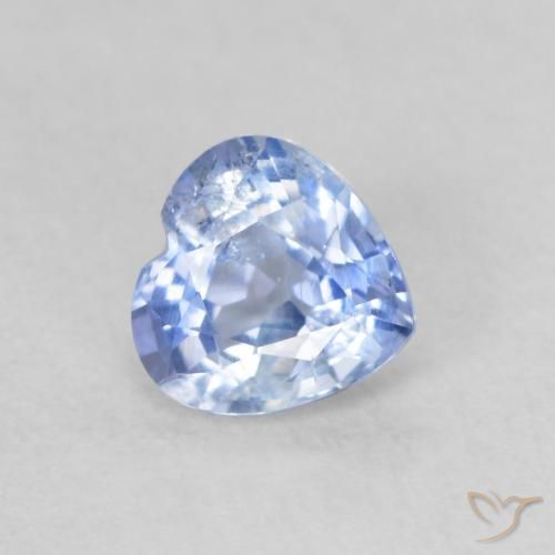 9,17 ctw natürlicher Pastellblau Saphir, Herz, VS