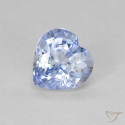 9,17 ctw natürlicher Pastellblau Saphir, Herz, VS