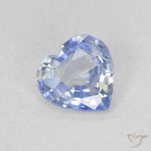 9,17 ctw natürlicher Pastellblau Saphir, Herz, VS