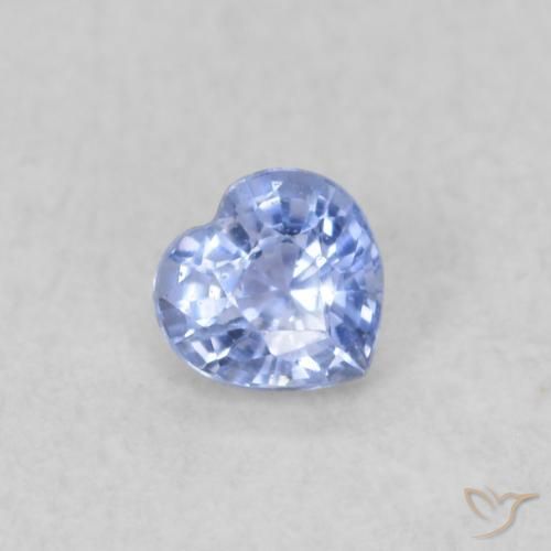 9,17 ctw natürlicher Pastellblau Saphir, Herz, VVS-VS