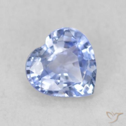 9,17 ctw natürlicher Pastellblau Saphir, Herz, VVS-VS