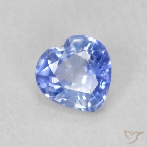 9,17 ctw natürlicher Pastellblau Saphir, Herz, VVS-VS