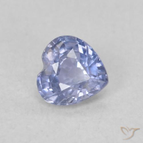 9,17 ctw natürlicher Pastellblau Saphir, Herz, VVS-VS