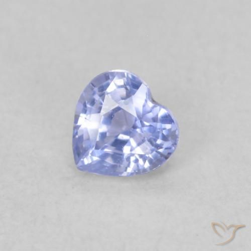 9,17 ctw natürlicher Pastellblau Saphir, Herz, VVS-VS