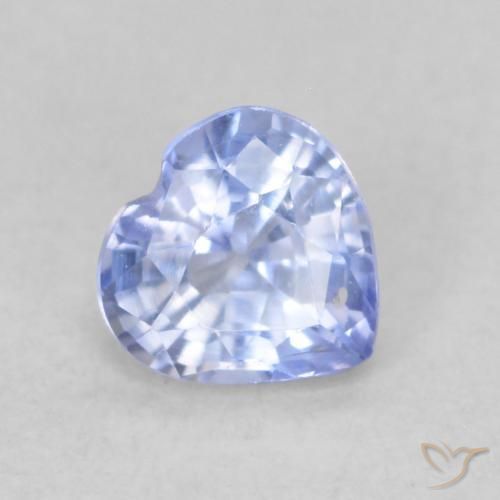 9,17 ctw natürlicher Pastellblau Saphir, Herz, VVS-VS