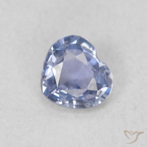 0.28ct Natürlicher hellblau Saphir, Herz, VS, Photo A