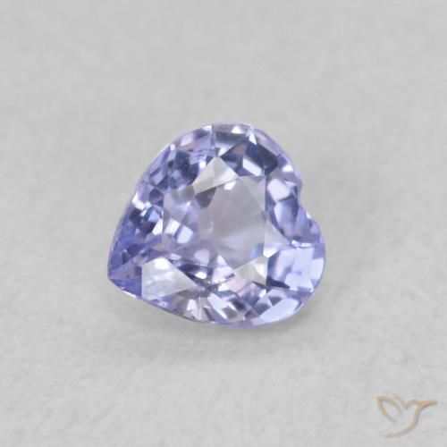 0.29ct Natürlicher hellblau Saphir, Herz, VS, Photo A