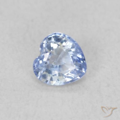 9,17 ctw natürlicher Pastellblau Saphir, Herz, VS