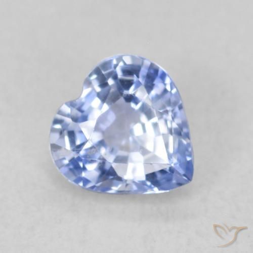 9,17 ctw natürlicher Pastellblau Saphir, Herz, VS